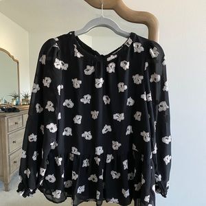 Loft floral blouse